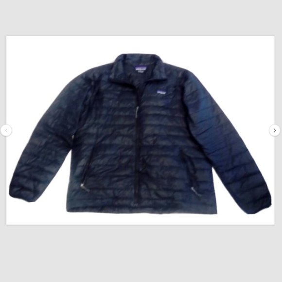 Patagonia Quilted logo-patch down jacket Size XL 09/24 - Picture 5 of 16